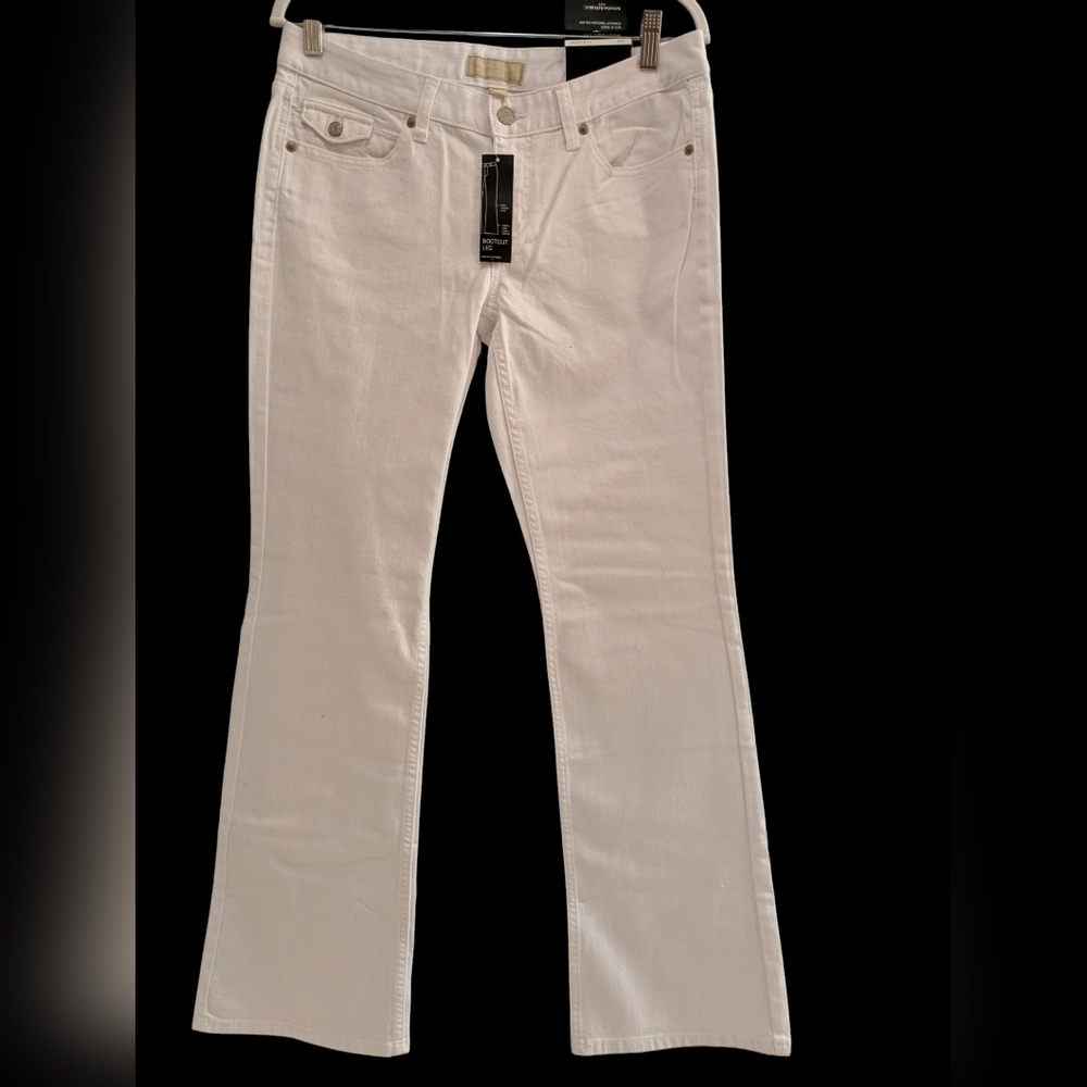 Banana Republic Women’s Boot Cut Jeans - White